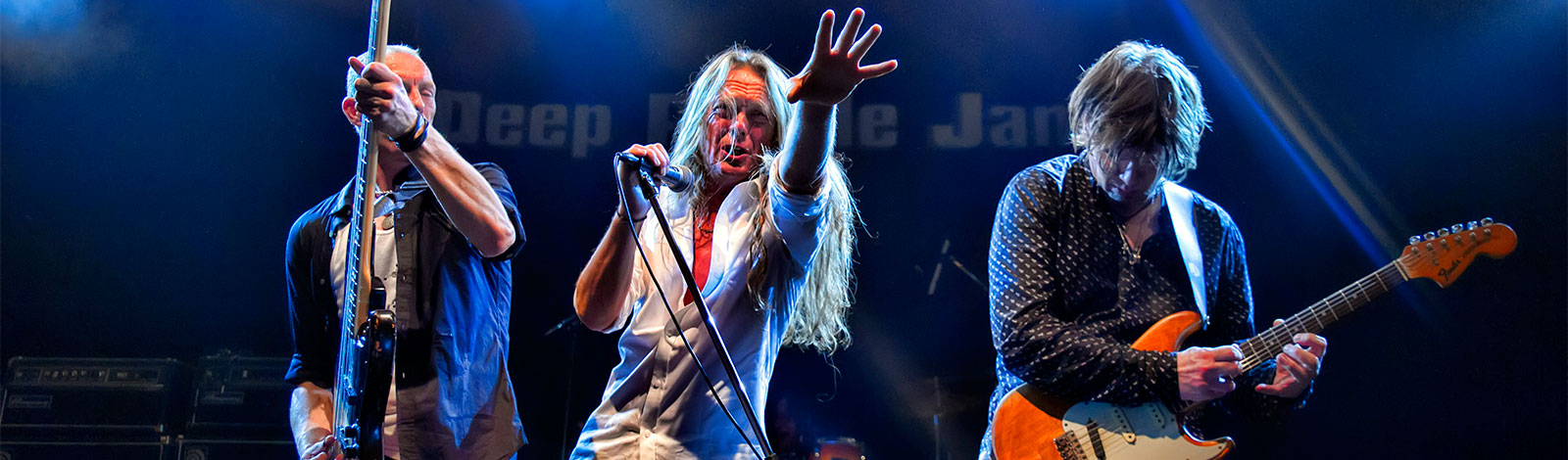 Søren Dall, Johnny Christensen og Jacob Rønne på scenen